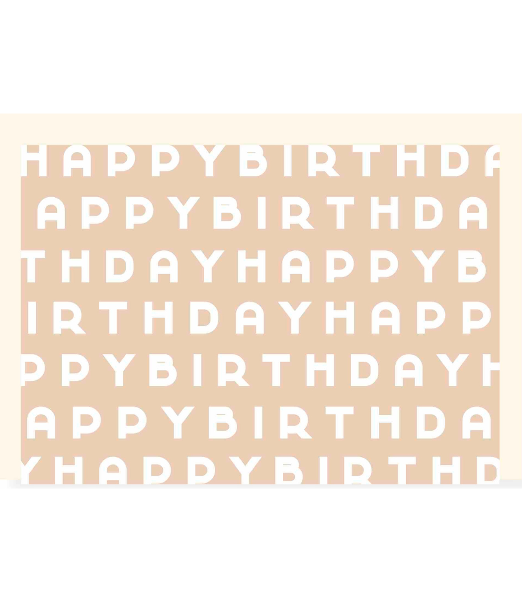 Chlea Paperie GREETING CARD BIRTHDAY SCROLL