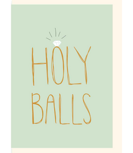 Chlea Paperie GREETING CARD HOLY BALLS
