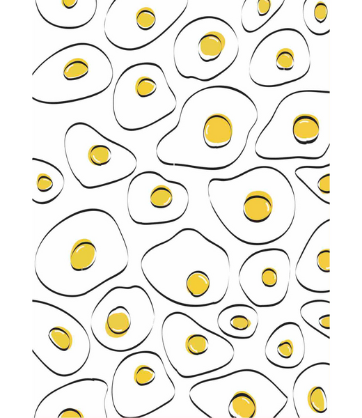 Chlea Paperie GREETING CARD SUNNY SIDE UP EGG PATTERN