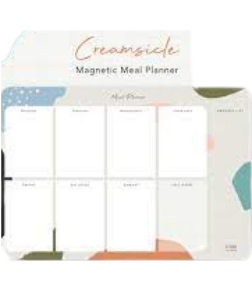 Thre Design Magnetic Meal Planner White