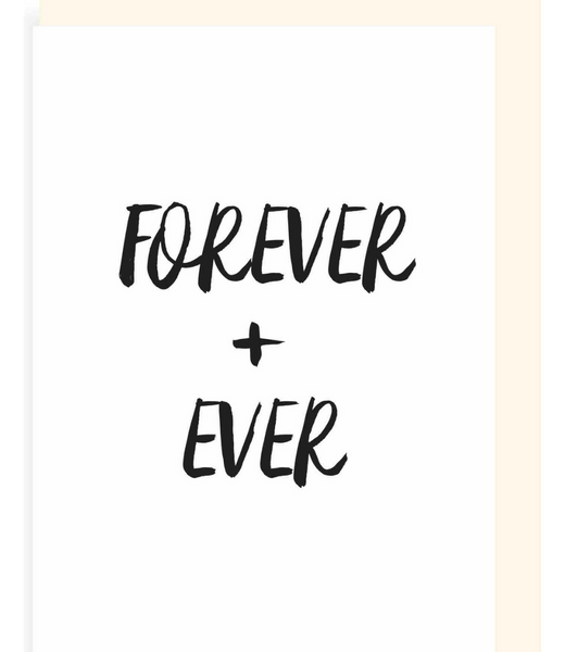 Chlea Paperie GREETING CARD FOREVER PLUS EVER