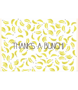 Chlea PaperieGREETING CARD MINI BANANAS