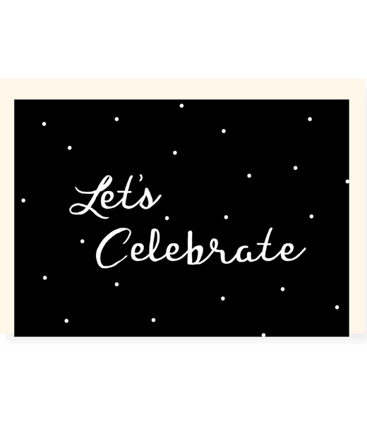 Greeting Card Lets Celebrate White Dots