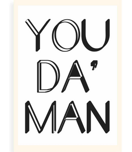 Chlea Paperie GREETING CARD YOU DA MAN