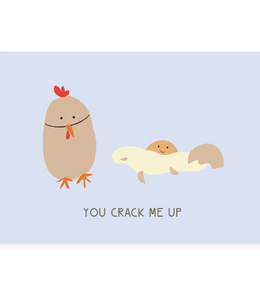 Chlea Paperie GREETING CARD CRACK ME UP