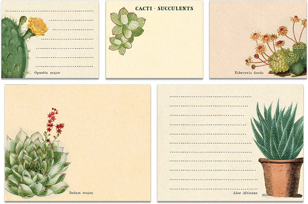 Cavallini CACTI AND SUCCULENTS STICKY NOTES
