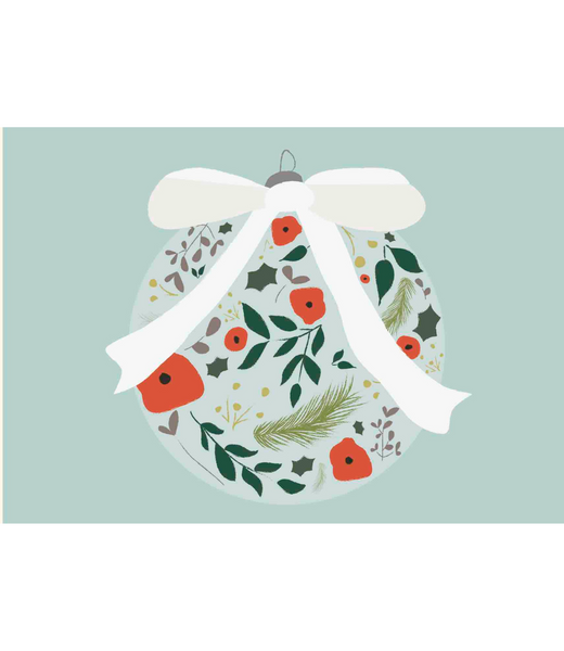 Chlea Paperie GREETING CARD ORNAMENT BALL