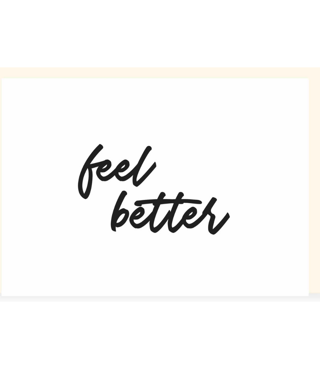 Greeting Card Feel Better Lettering – Art&Science