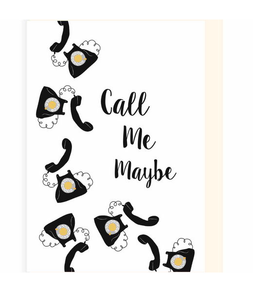 Chlea Paperie GREETING CARD CALL ME MAYBE