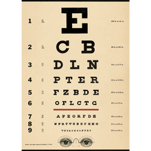 Load image into Gallery viewer, Eye Chart Wrap Sheet 20 X 28

