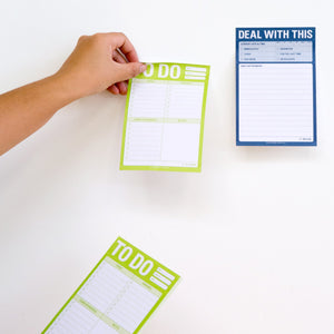 Knock Knock GREAT BIG STICKY TO DO ADHESIVE PAPER NOTEPAD