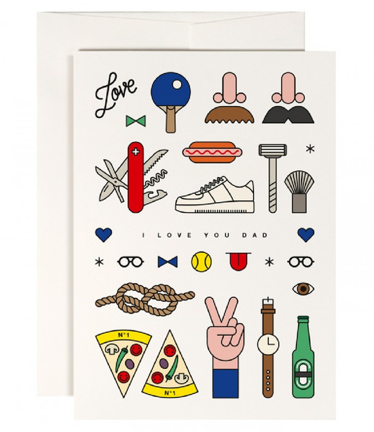REDFRIES Cool Dad Card