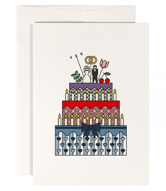 REDFRIES Fancy Cake Card