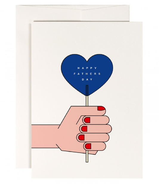 Blue Lollipop Card