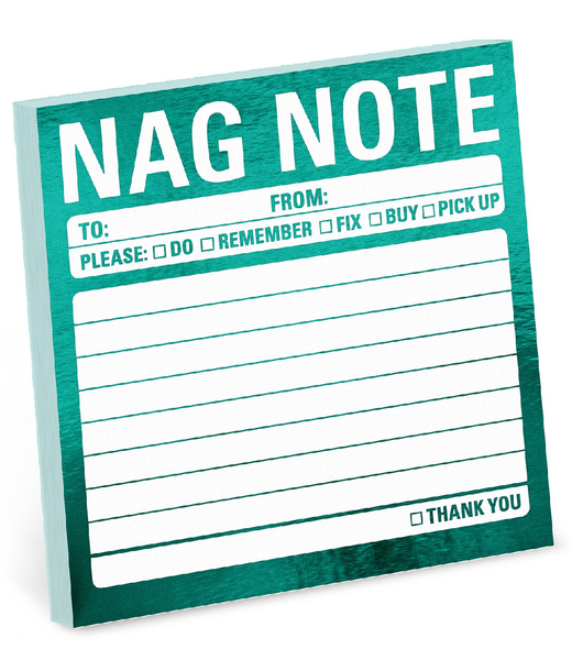 Knock Knock Nag Note Sticky Note