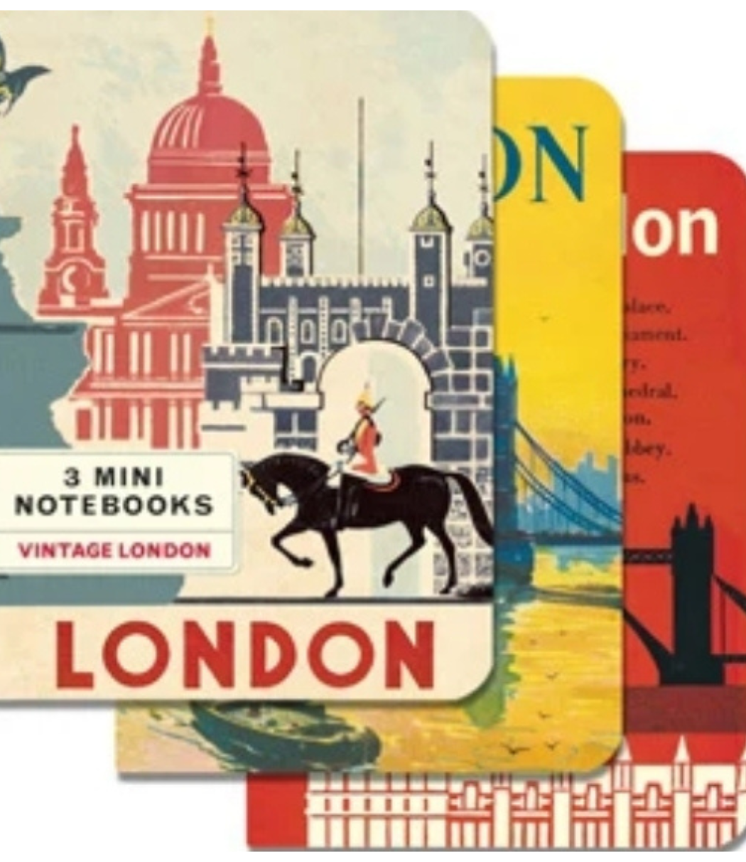 Cavallini Vintage London Mini Notebooks
