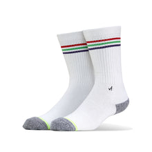 Load image into Gallery viewer, ELEMENT WHITE CREW SOCKS
