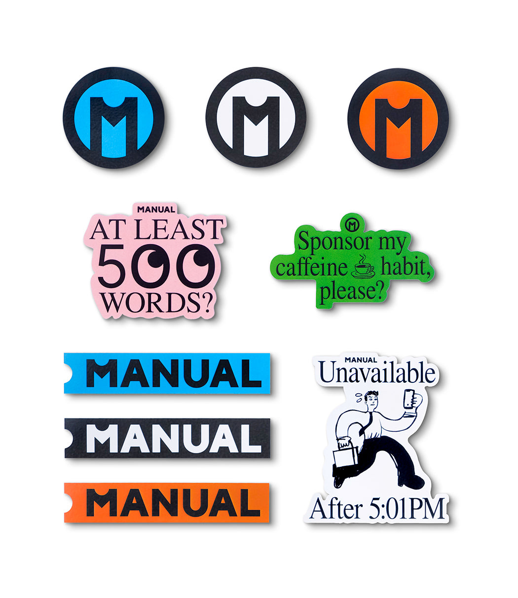 Manual Sticker Pack – Art&Science
